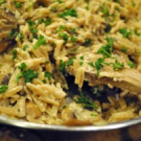 Frugal's Mushroom Orzotto: https://vedgedout.com/2013/02/27/featuring-frugal/