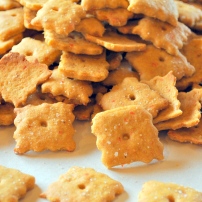 Vegan Cheez-It's: https://vedgedout.com/2013/03/08/vegan-cheez-it-crackers/